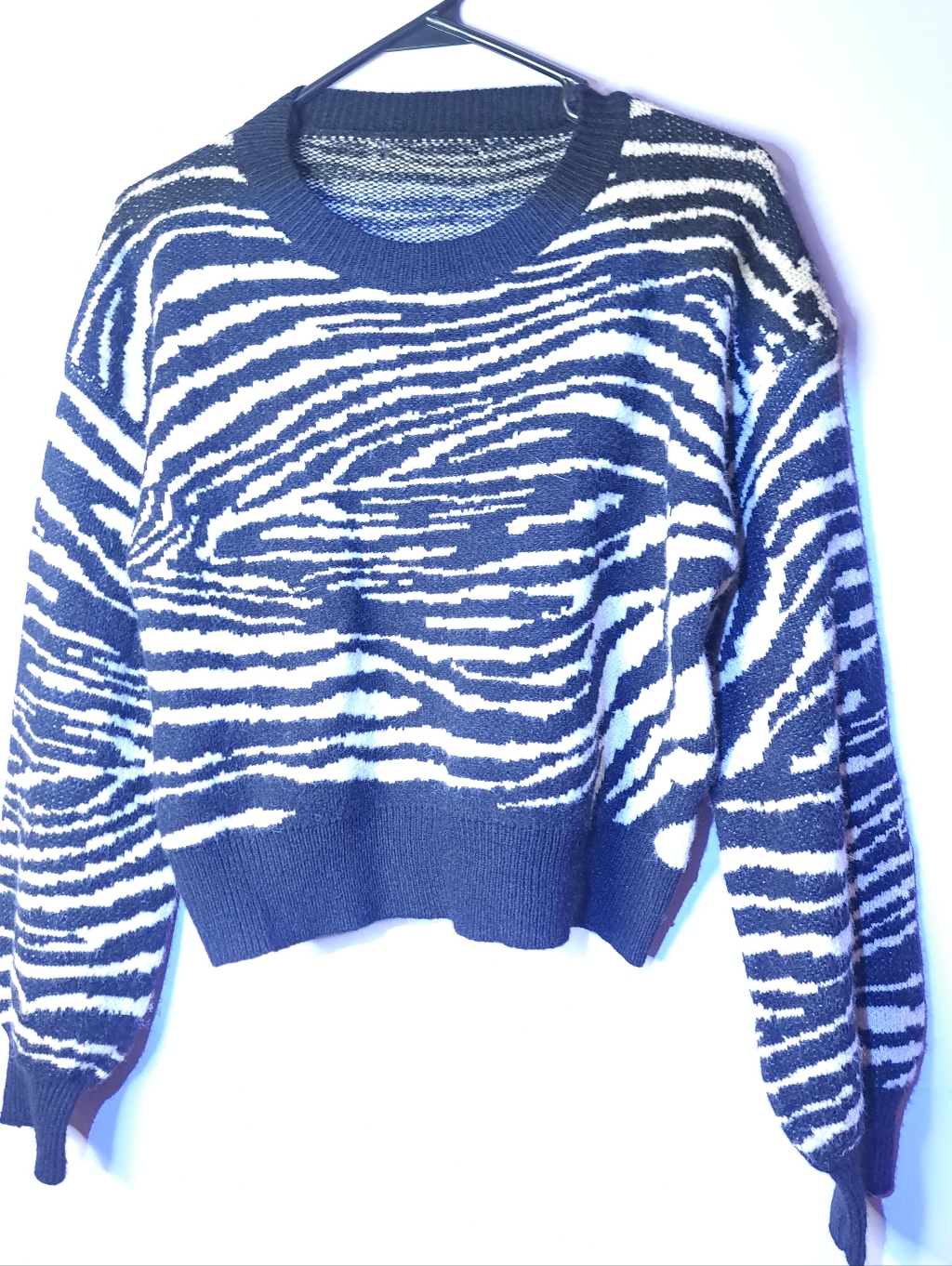 Sexy Zebra Print Sweater